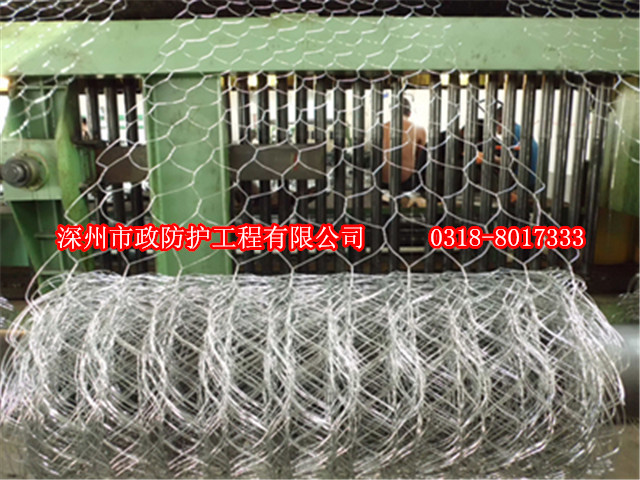 渭河全線整治鉛絲石籠堤防加寬工程